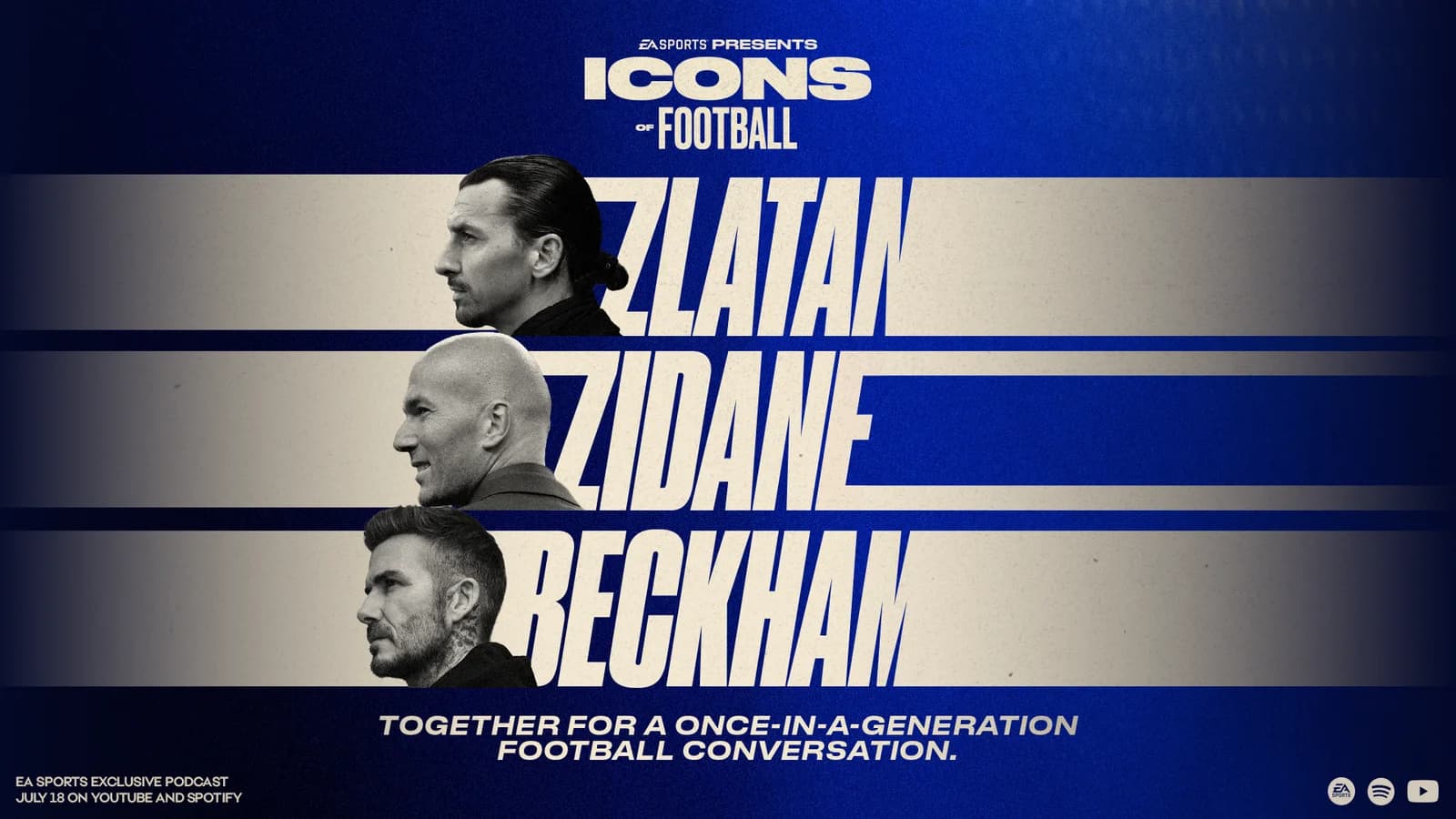 EA SPORTS Brings Beckham, Zidane and Zlatan Together for the First Time in One Program