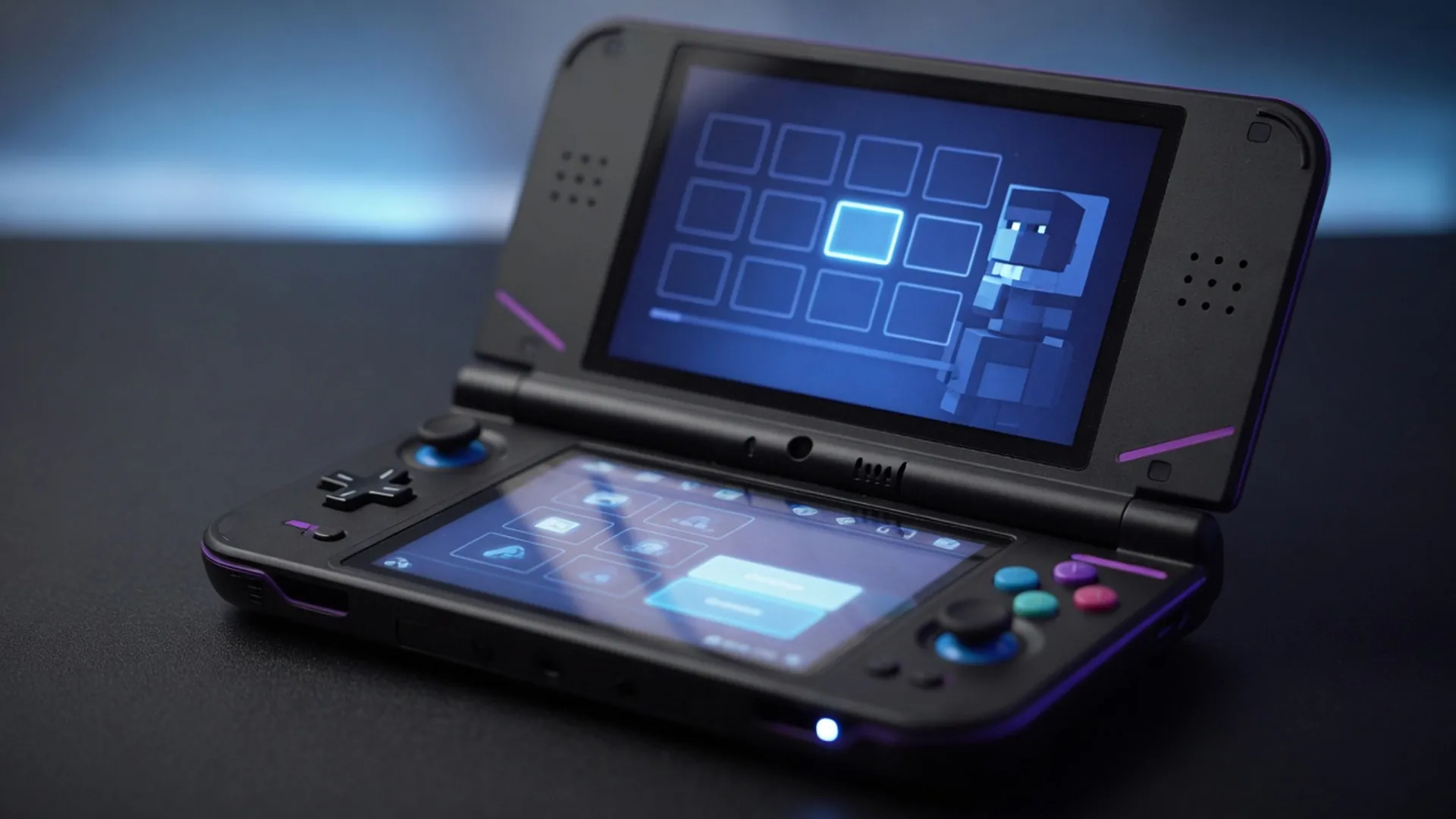 Dual-screen handheld devices bring retro design and modern hardware together in one body.